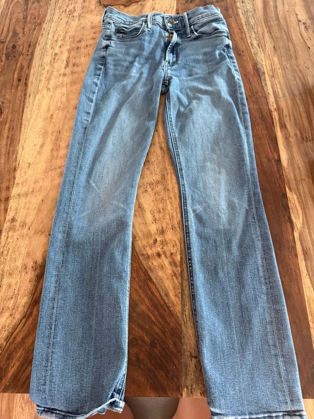 Mother Dazzler Ankle Jeans Size 24 Light Wash